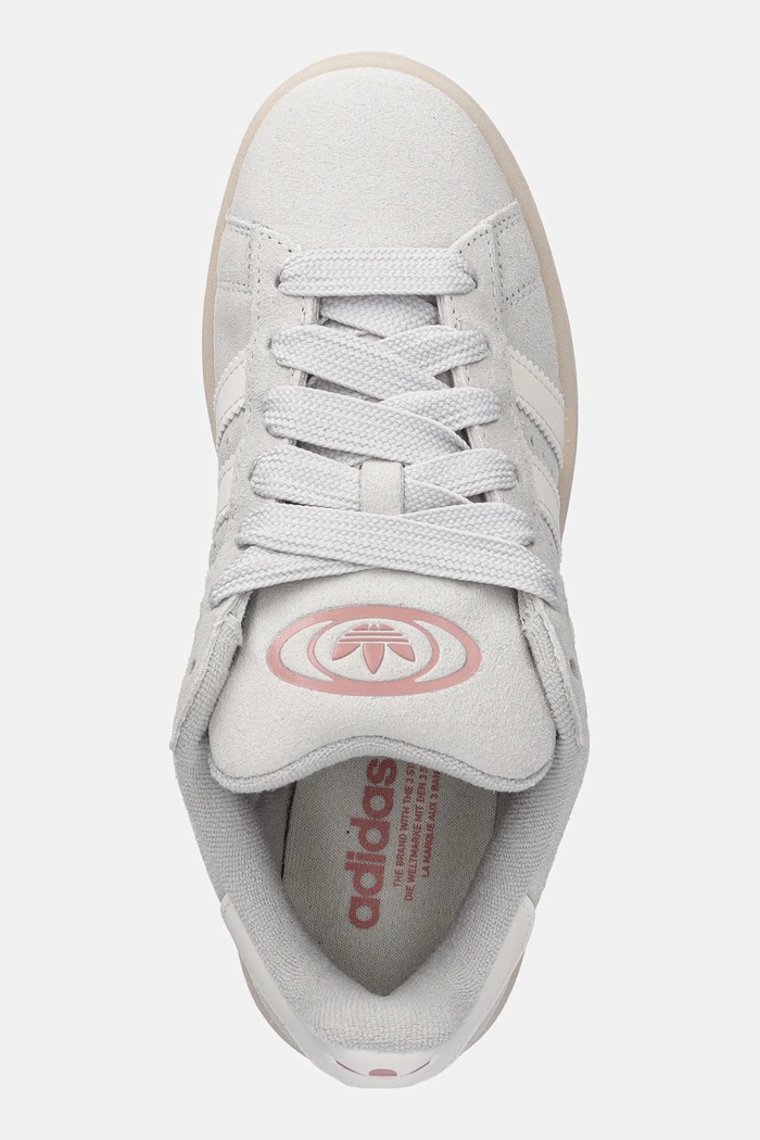 adidas Originals sneakersy skórzane Campus 00s szary JQ8319