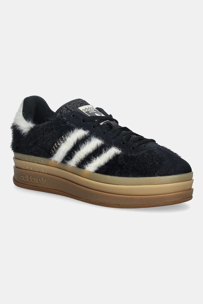 adidas Originals sneakersy Gazelle Bold skóra zamszowa czarny JS3907