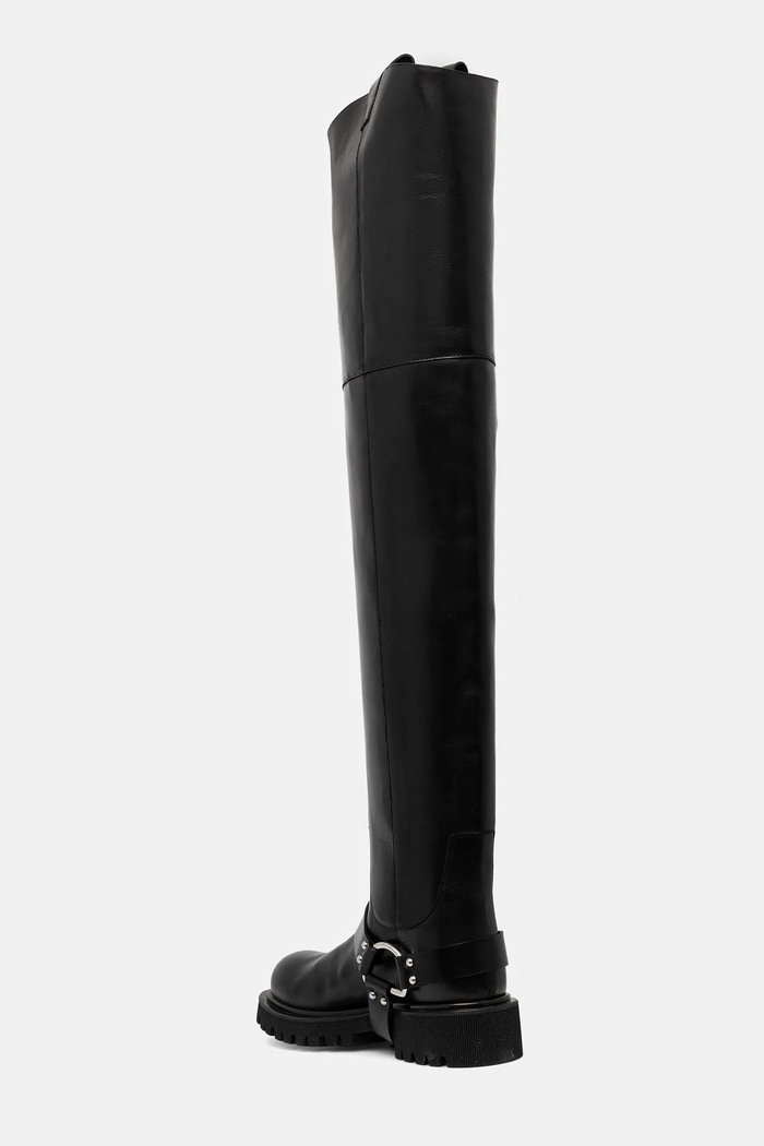 Παπούτσια Δερμάτινες μπότες MSGM 3942MDS676.557.99 μαύρο