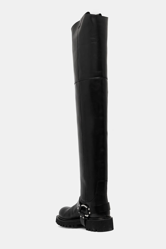 Παπούτσια Δερμάτινες μπότες MSGM 3942MDS676.557.99 μαύρο
