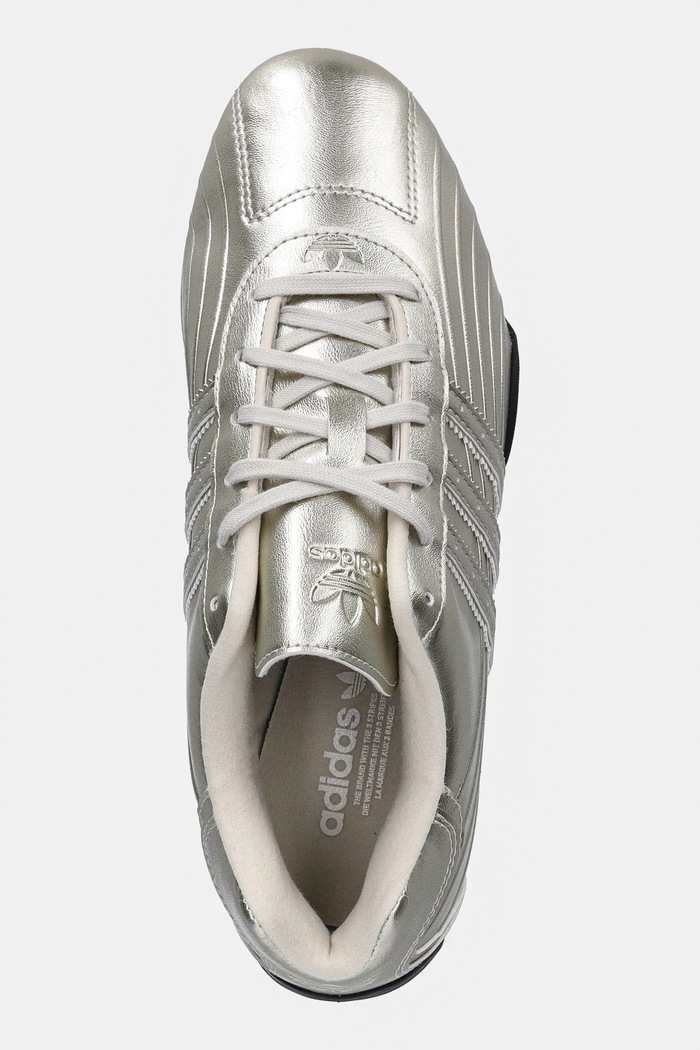 adidas Originals sneakersy skórzane Adiracer Lo W złoty JR8862