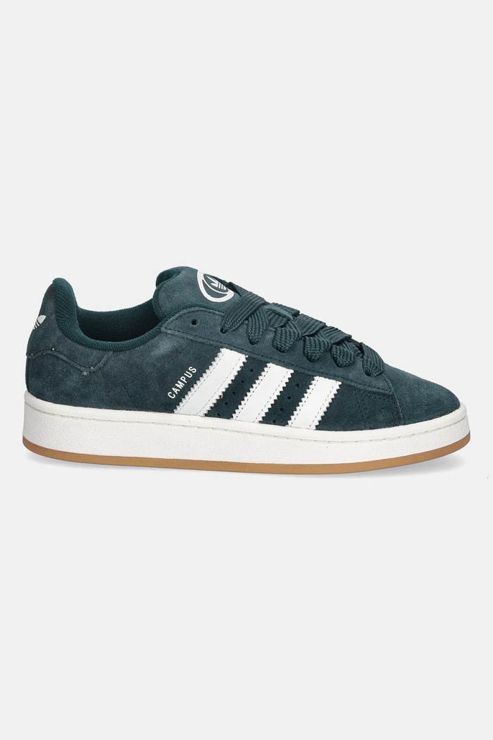 adidas Originals sneakersy zamszowe Campus 00S W JQ8291 zielony AW25