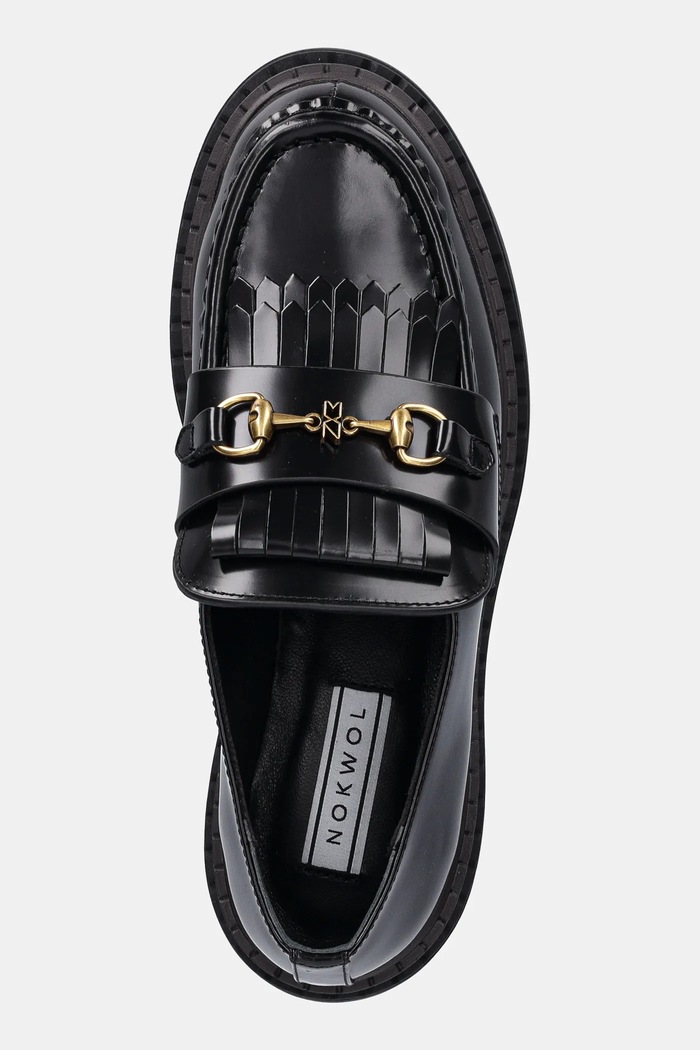 Nokwol mocasini de piele Perry Black Box negru Perry.Black.Box