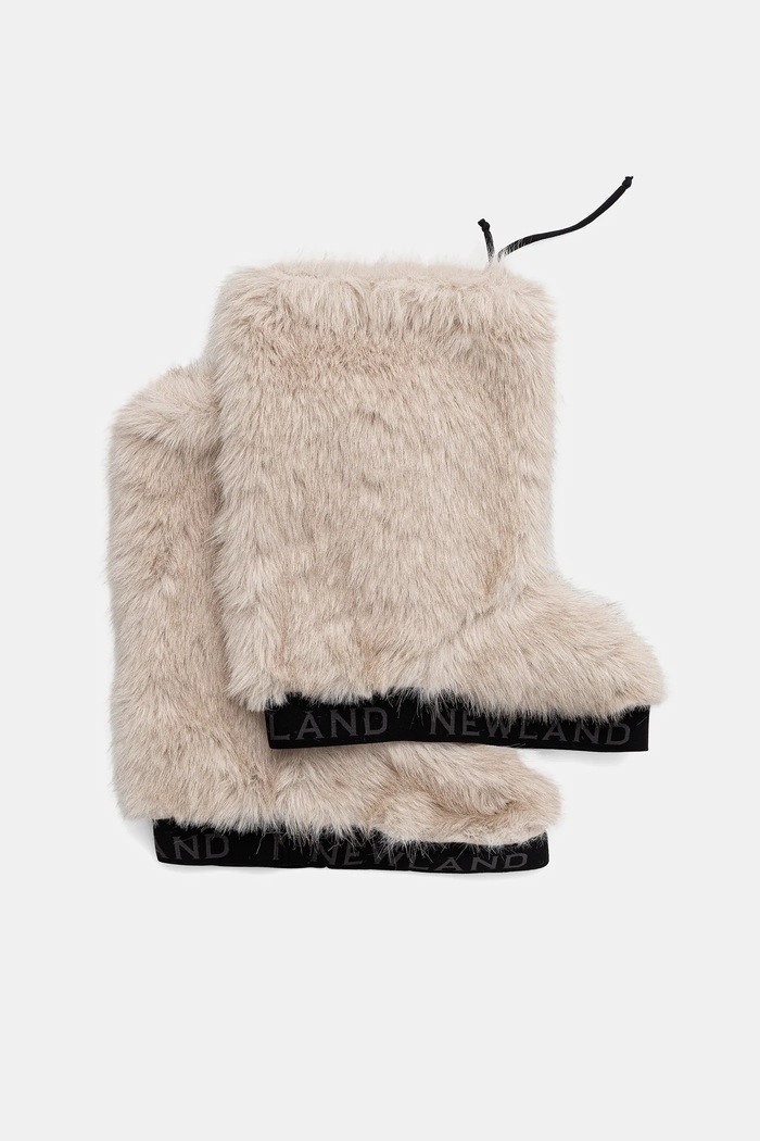 Návleky na snehové topánky Newland COVER BOOTS nezateplené béžová N54650.1