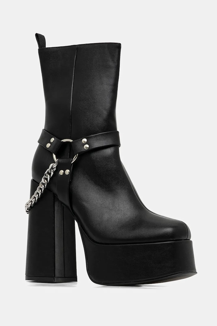 Koi Footwear botine Natron peste 8 cm negru Natron