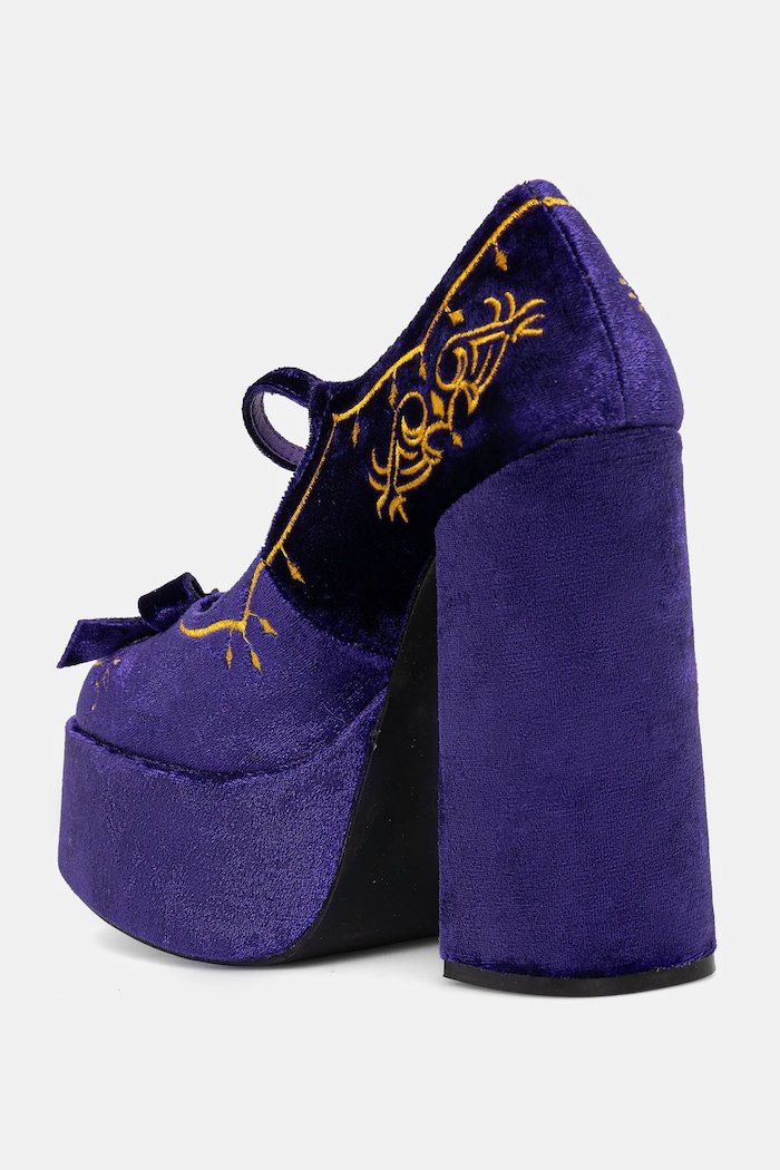Обувки Обувки с дебел ток Koi Footwear Royal Manor Royal.Manor виолетов