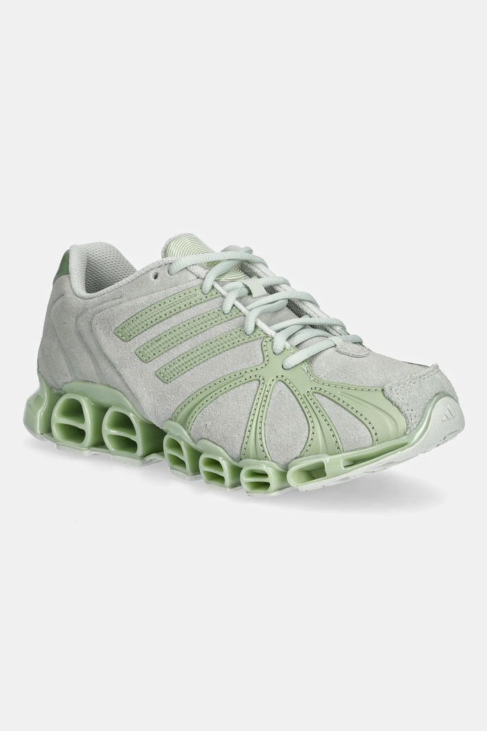 Semišové tenisky adidas Originals Mega Ghostride W imitácia kože zelená JQ3762
