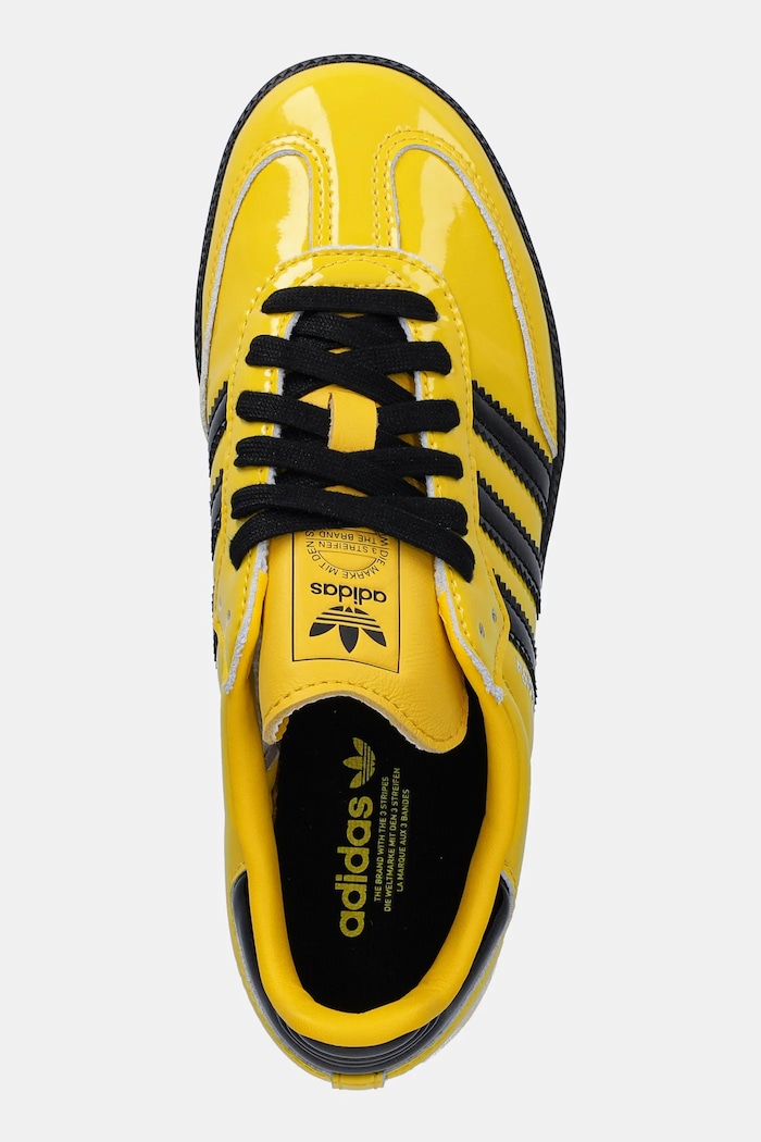 Δερμάτινα sneakers adidas Originals Samba OG W κίτρινο JR8749