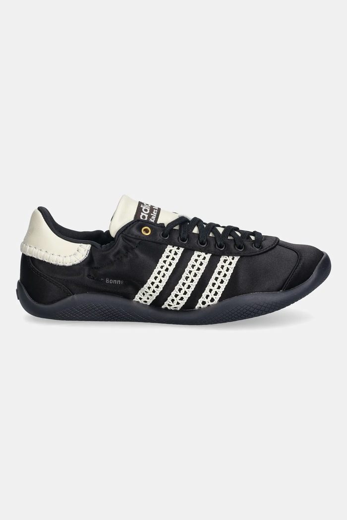 Tenisice adidas Originals y Wales Bonner Karintha Lo Satin IH7259 crna AW25