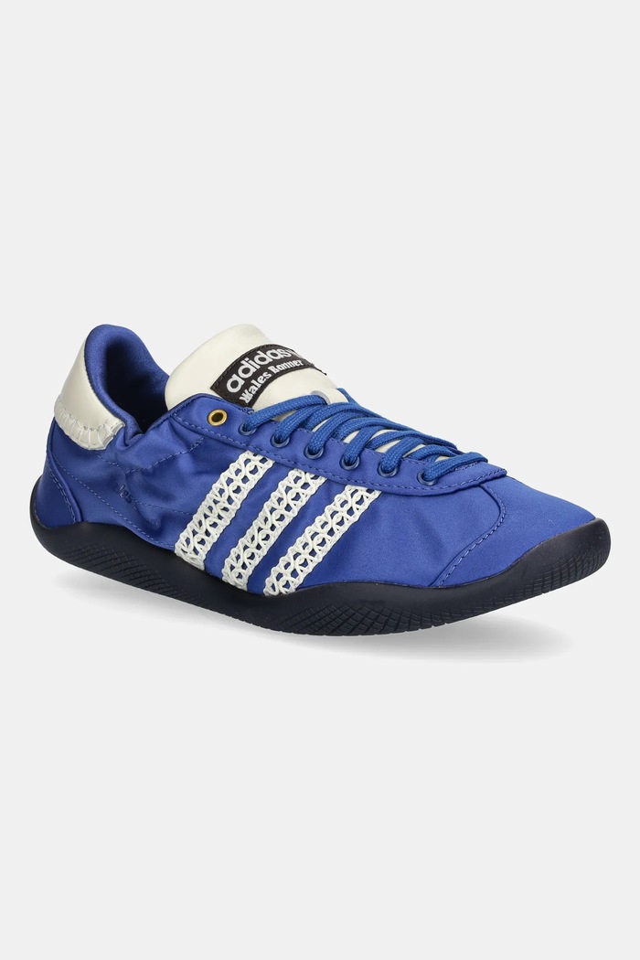 Tenisice adidas Originals x Wales Bonner Karintha Lo Satin ravni plava JR1774