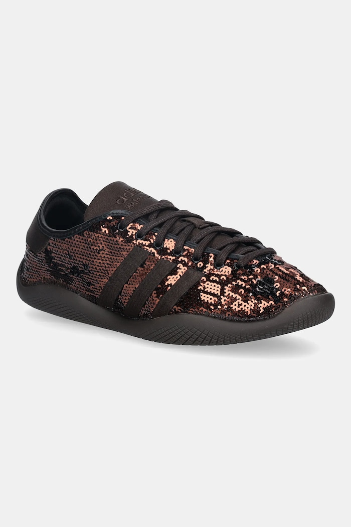 Tenisice adidas Originals x Wales Bonner Karintha Sequin tekstil smeđa KH8798