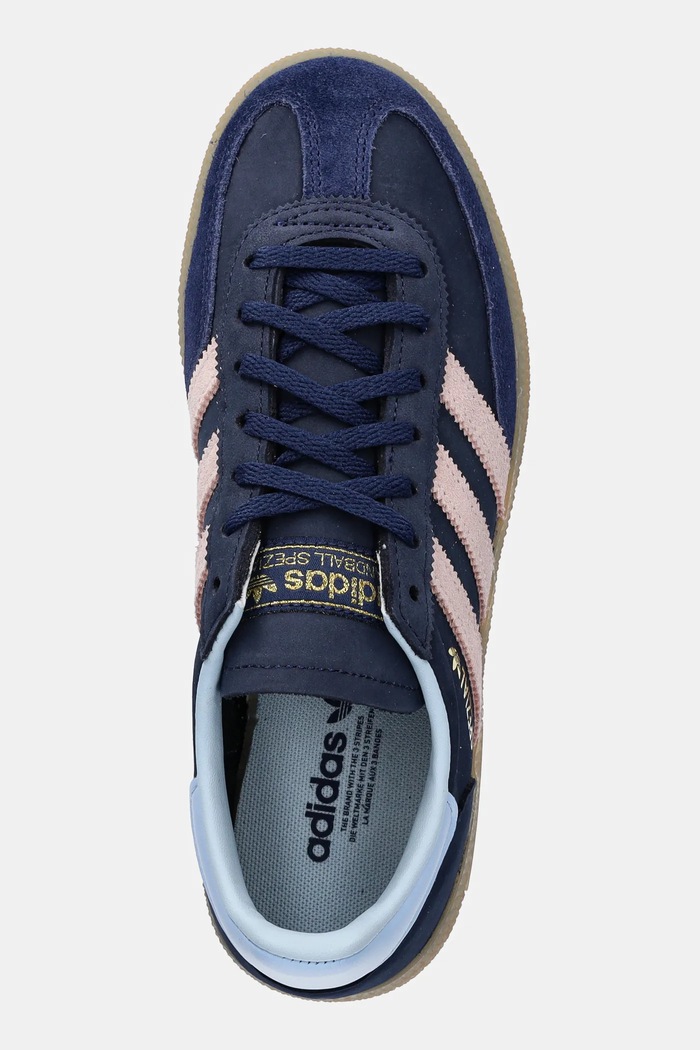 adidas Originals sneakersy skórzane Handball Spezial W granatowy JR0851