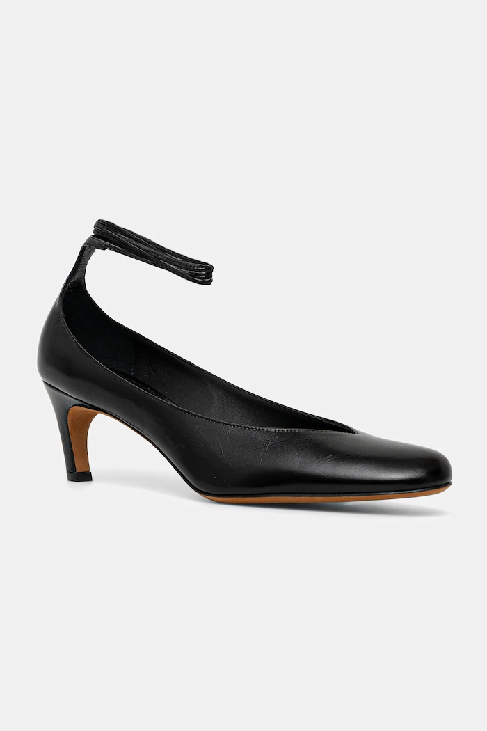 Proenza Schouler szpilki skórzane Uma 5-8 cm czarny SH254079.C008WC.001