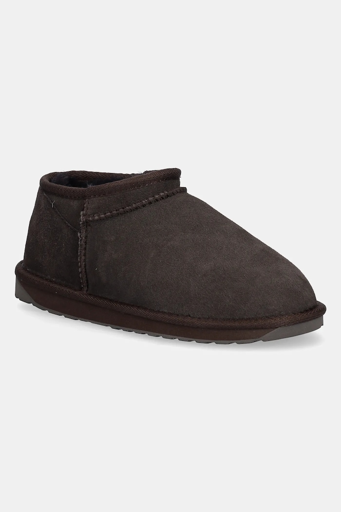 Emu Australia Śniegowce zamszowe Stinger Compact W13013.CHOC brązowy AW26
