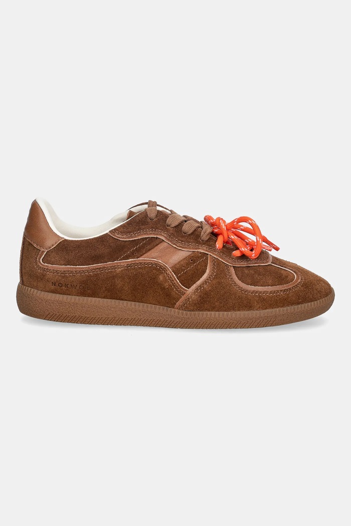 Nokwol sneakers din piele întoarsă August August.Tan.Suede maro AW25