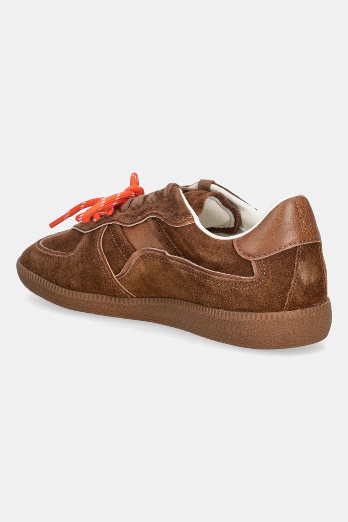 Încălțăminte Nokwol sneakers din piele întoarsă August August.Tan.Suede maro