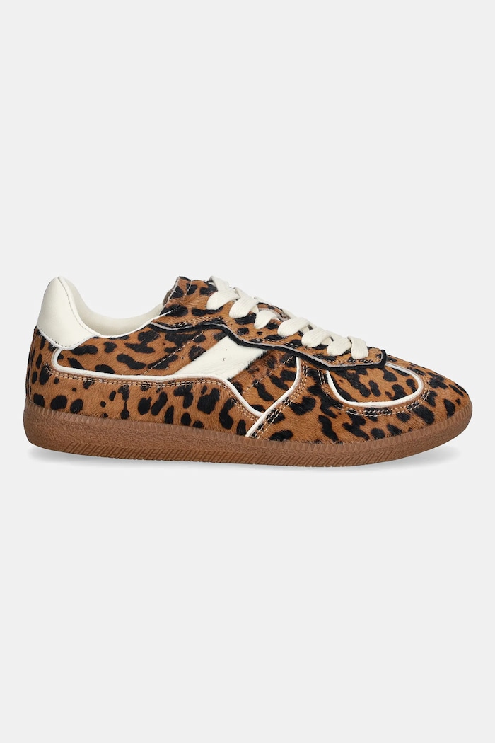 Nokwol sneakersy skórzane August August.Leopard brązowy AW25