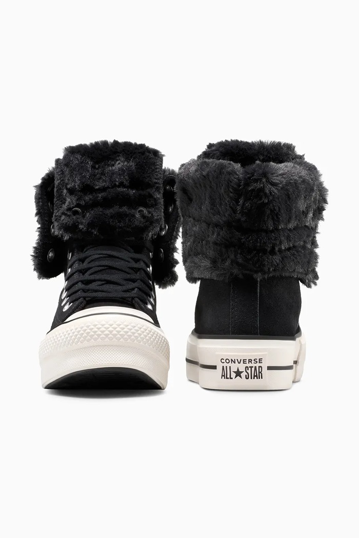 Obuwie Converse trampki Chuck Taylor All Star Star Fold Over Lift A15229C czarny