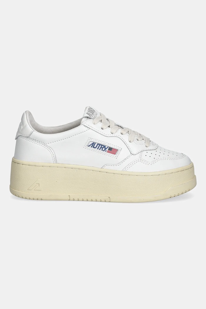 AUTRY sneakersy skórzane Platform A1UNPTLWLL15 biały AA00