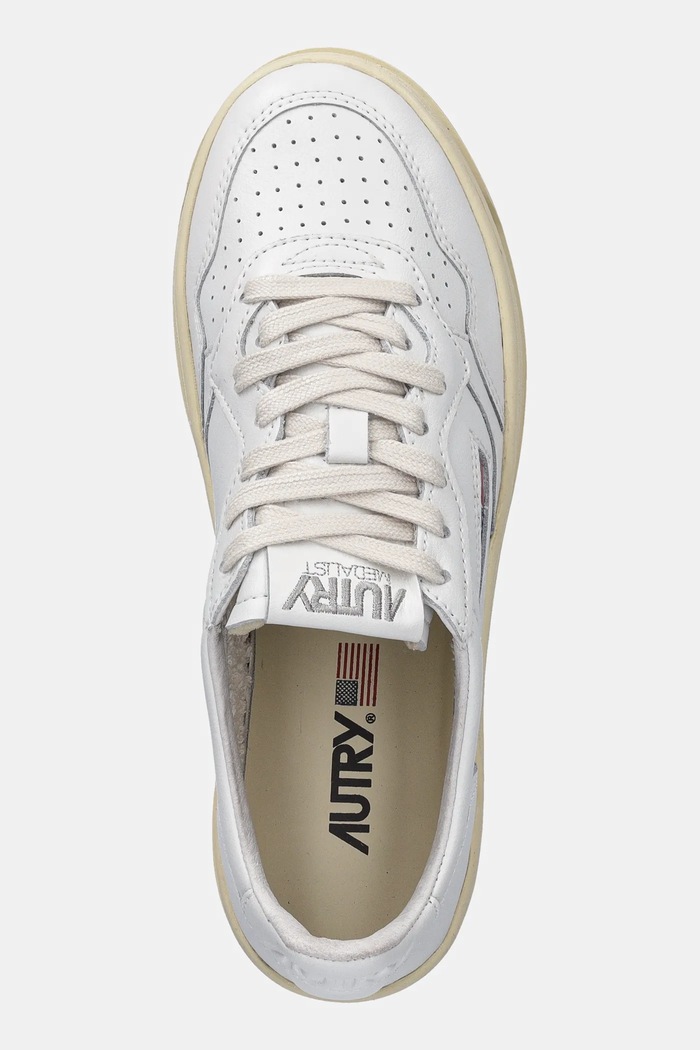 AUTRY sneakersy skórzane Platform biały A1UNPTLWLL15