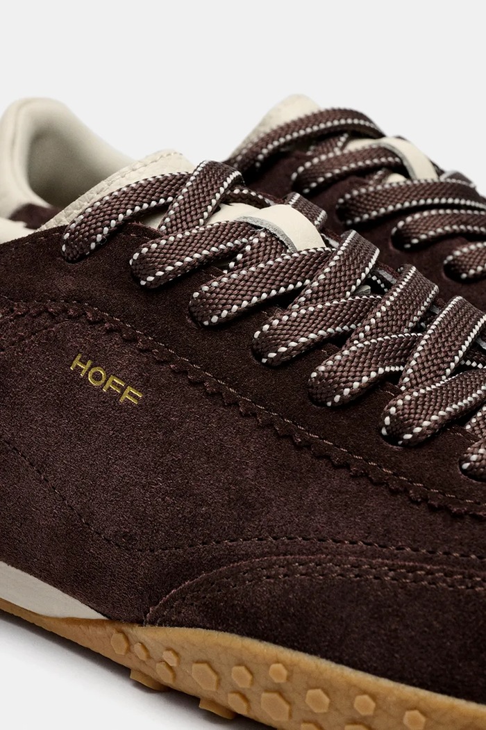 Încălțăminte Hoff sneakers din piele întoarsă BRIDGE 22561026 maro