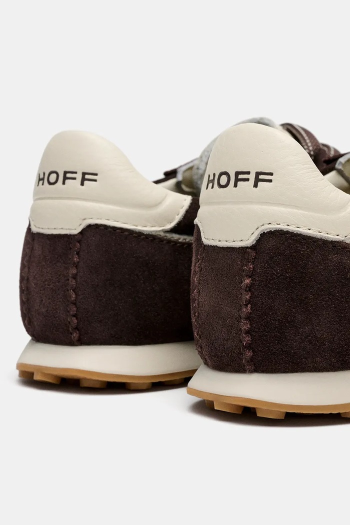 Hoff sneakers din piele întoarsă BRIDGE maro 22561026