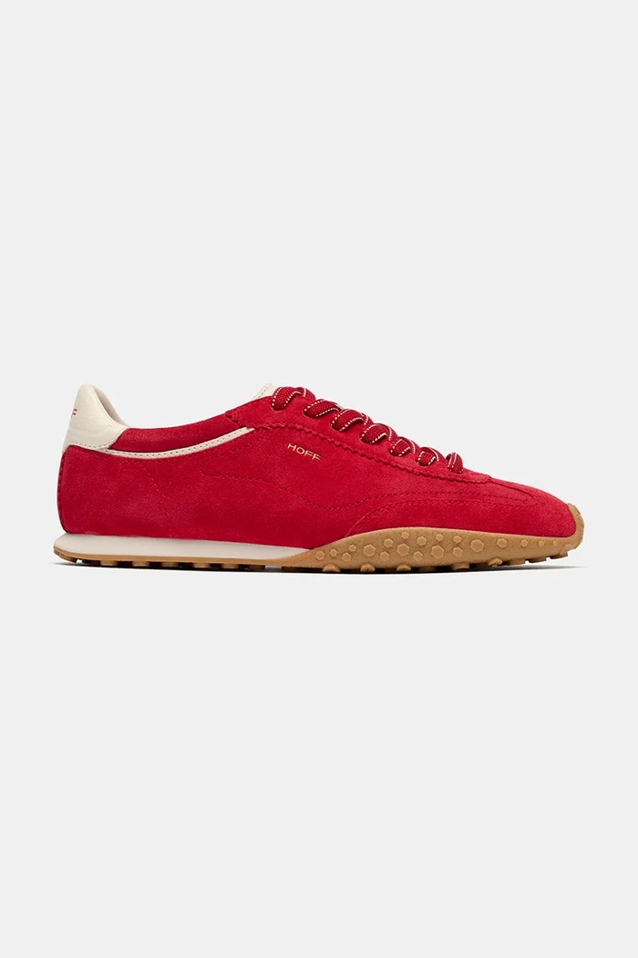 Hoff sneakers din piele întoarsă BRIDGE piele întoarsă rosu 22561027