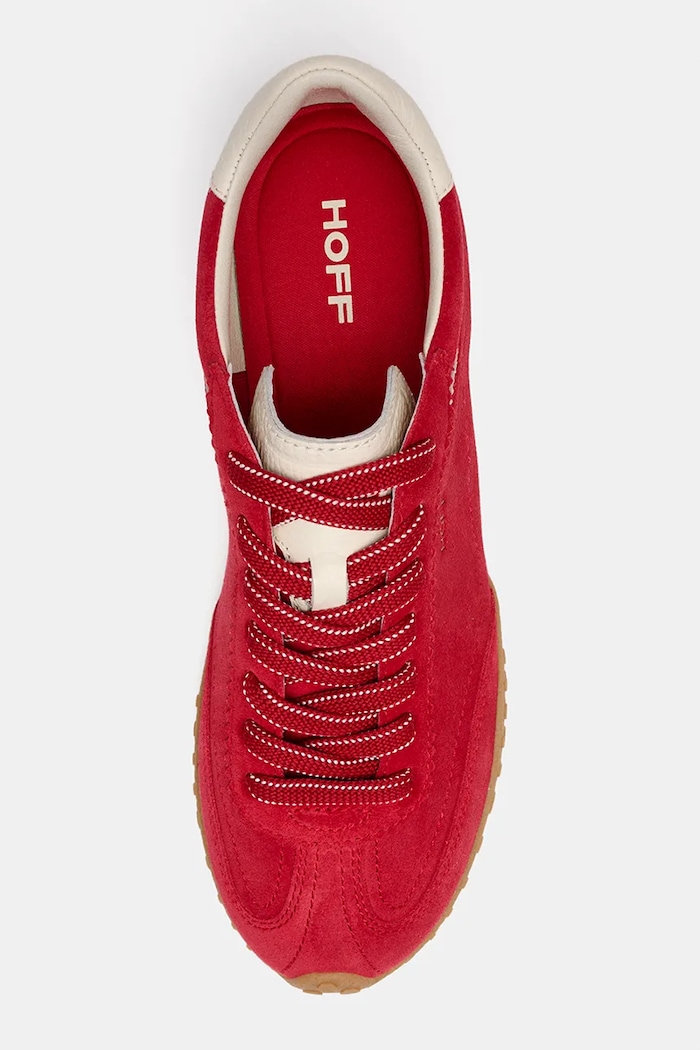 Hoff sneakers din piele întoarsă BRIDGE 22561027 rosu