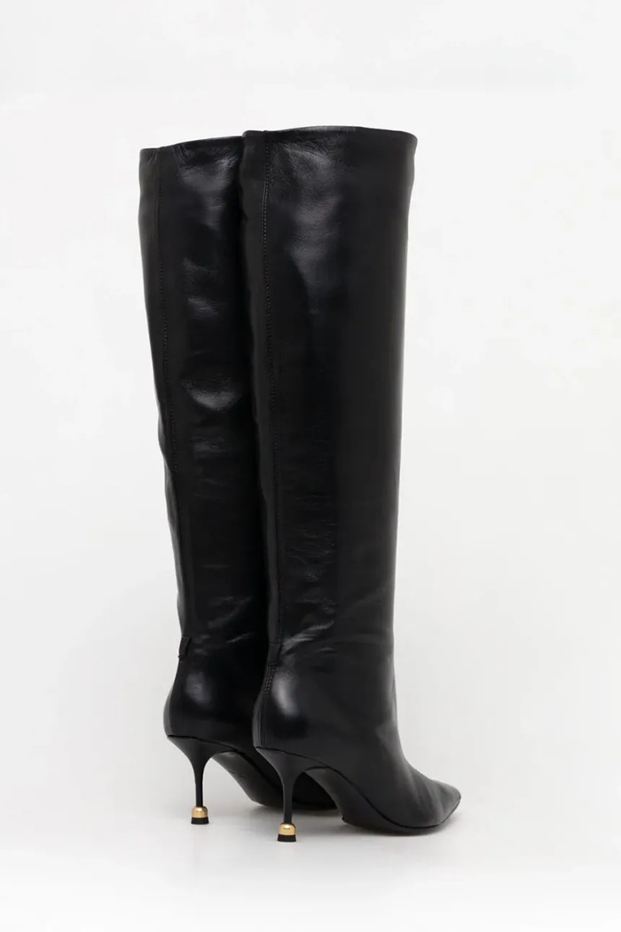 Obuv Kožené čižmy Vanda Novak Kaja Deep Black Kaja.Deep.Black čierna