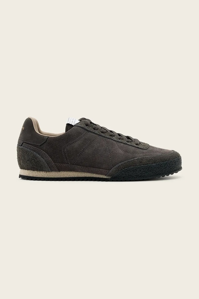AllSaints bőr sportcipő Harri Sneaker velúr bőr barna W090FD