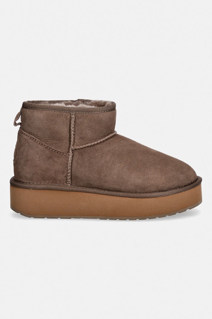 Emu Australia velúr hócipő Stinger Micro Flatform 2.0 W13296.MUSH barna AW26