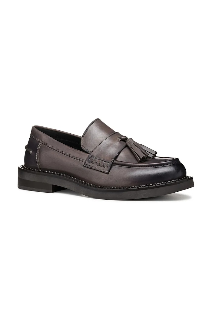 Kožené mokasíny Geox D SERILDA H D46WYH.00043.C6029 hnědá AW25