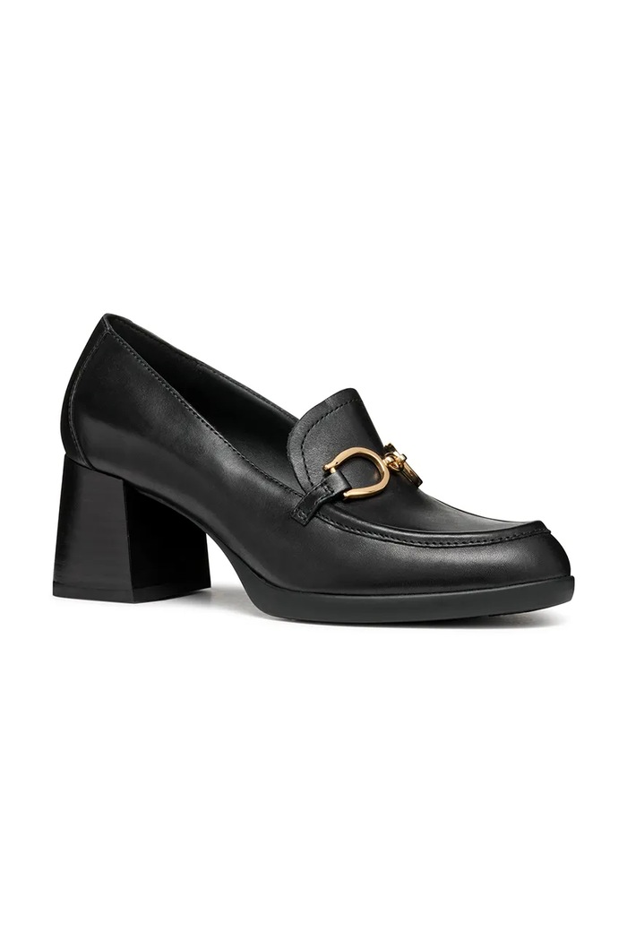 Kožené lodičky Geox D WALK PLEASURE 55 F D46XBF.00043.C9999 čierna AW25