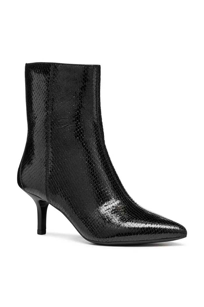 Geox cizme de piele D KLEOPY B D56YBB.000KY.C9999 negru AW25
