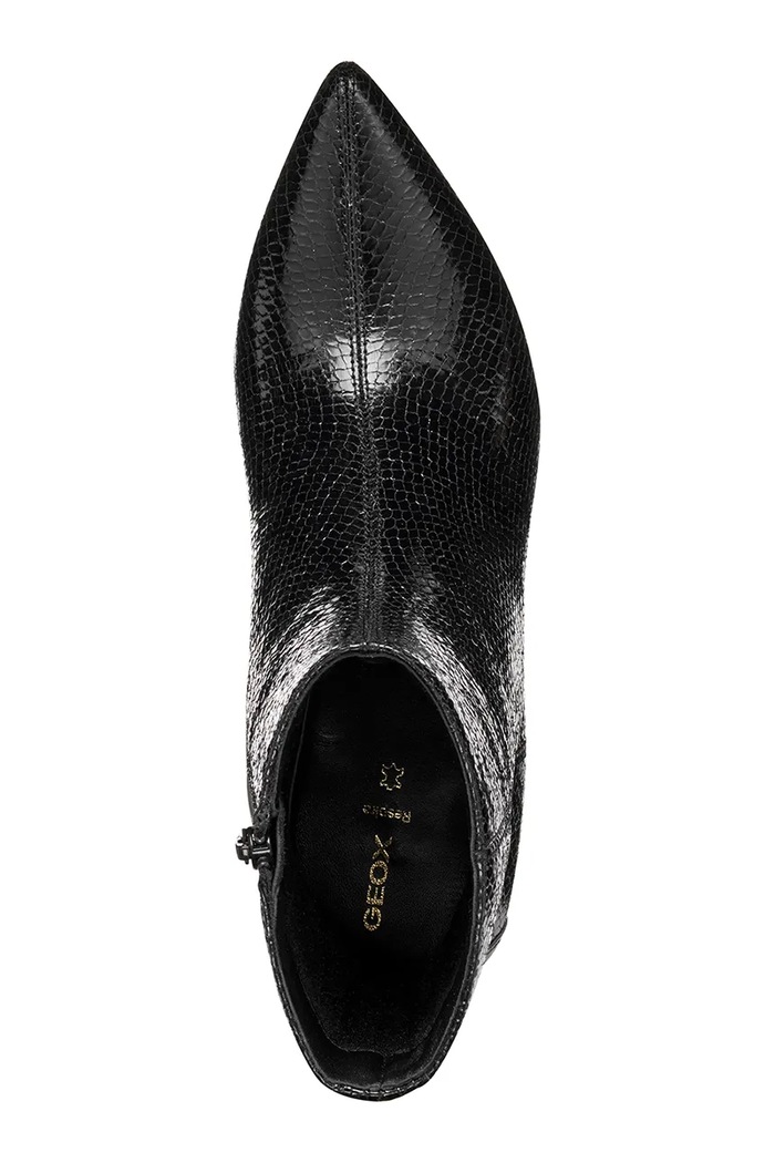 Geox cizme de piele D KLEOPY B D56YBB.000KY.C9999 negru