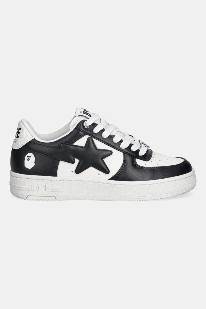Шкіряні кросівки A Bathing Ape BAPE STA #3 1L30291304 чорний AW25