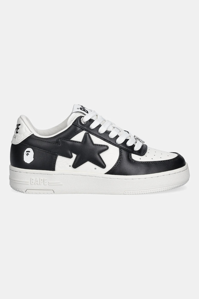 Шкіряні кросівки A Bathing Ape BAPE STA #3 1L30291304 чорний AW25