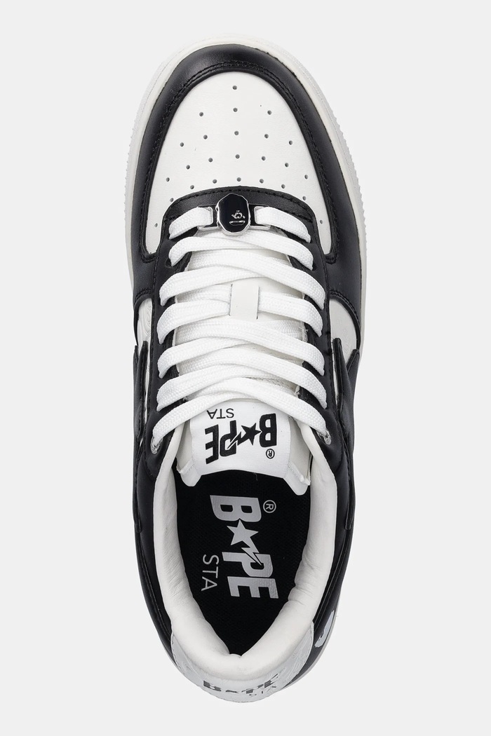 Шкіряні кросівки A Bathing Ape BAPE STA #3 чорний 1L30291304