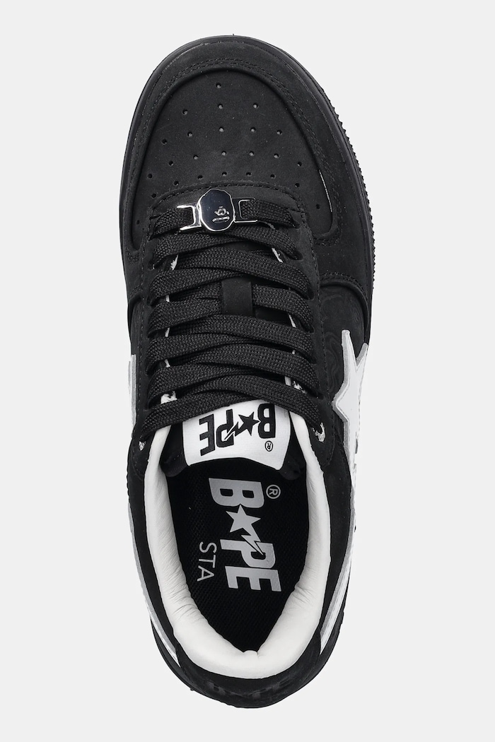 Шкіряні кросівки A Bathing Ape BAPE STA #4 чорний 1L30291309