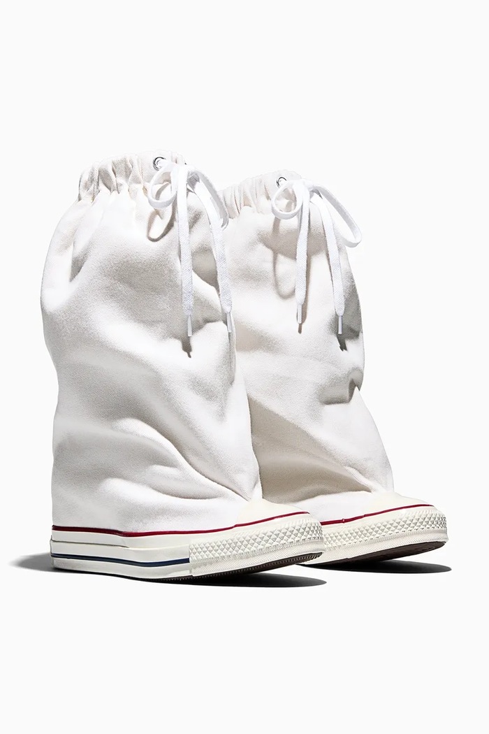 Converse trampki Converse x Vaquera Chuck Taylor All Star Wedge X-HI A17686C biały AW25