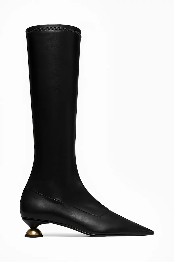 Сапоги Vanda Novak ILARY DEEP BLACK без застёжки чёрный ILARY.DEEP.BLACK