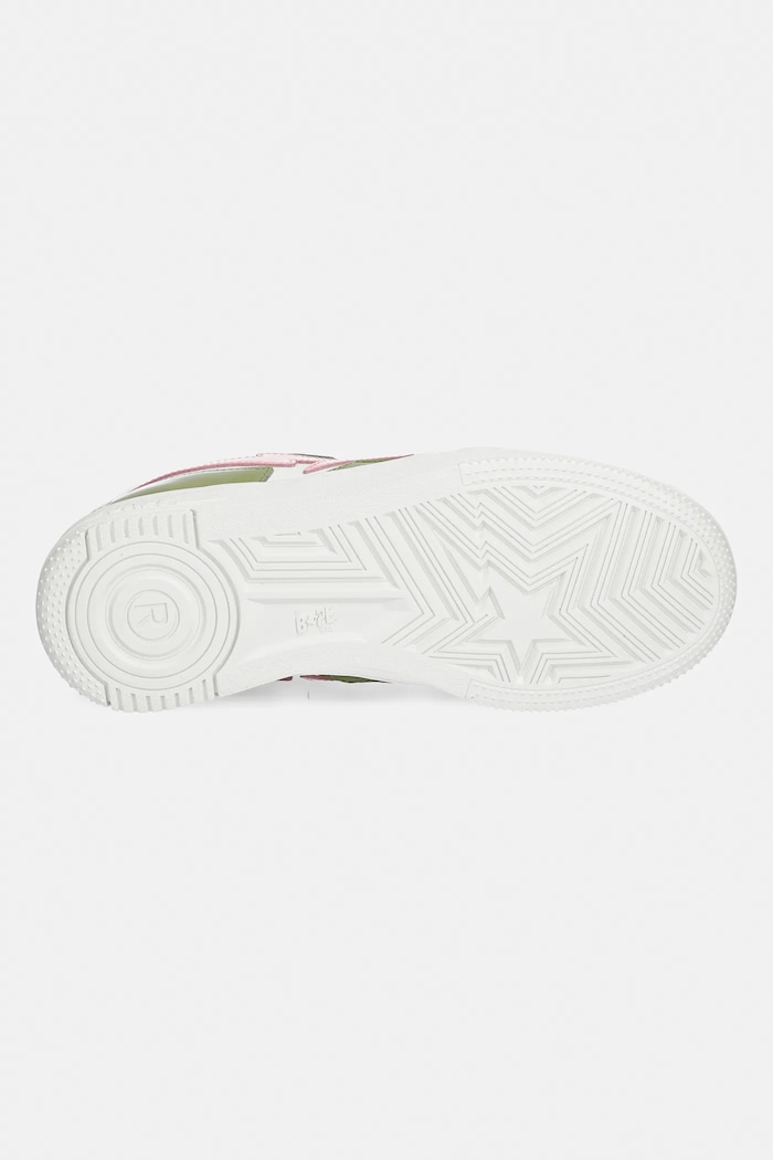 A Bathing Ape sneakersy skórzane BAPE STA ICON #2 001FWL302306L zielony