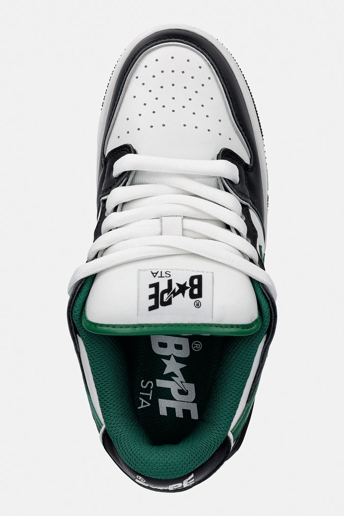 A Bathing Ape sneakersy skórzane NEW BAPE SK8 STA #1 czarny 001FWL302310L