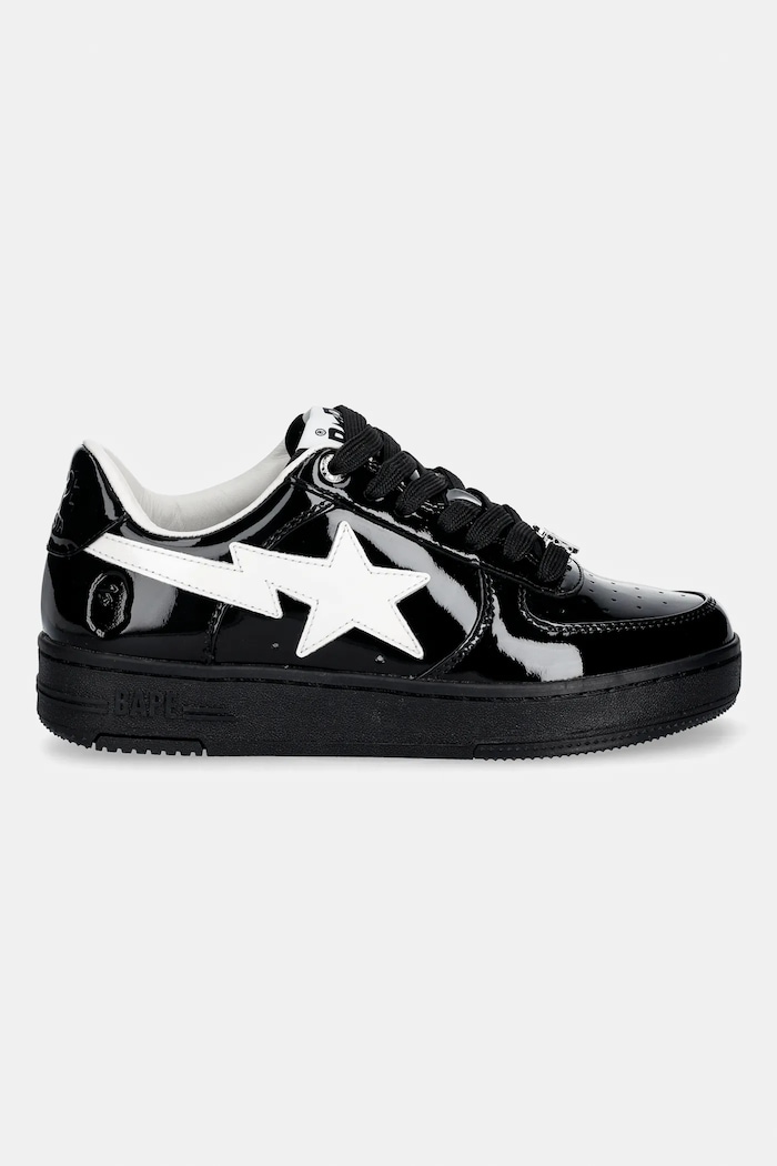 A Bathing Ape sneakersy skórzane BAPE STA #1 001FWL802301L czarny AW25
