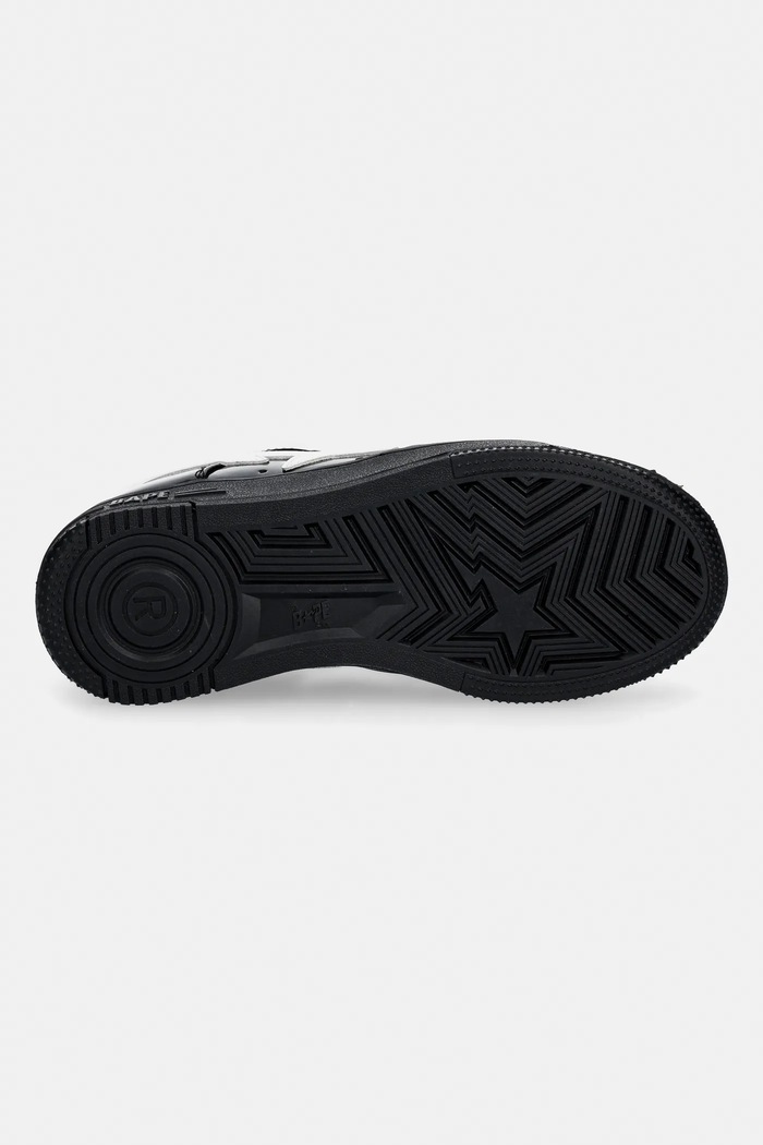 A Bathing Ape sneakersy skórzane BAPE STA #1 001FWL802301L czarny