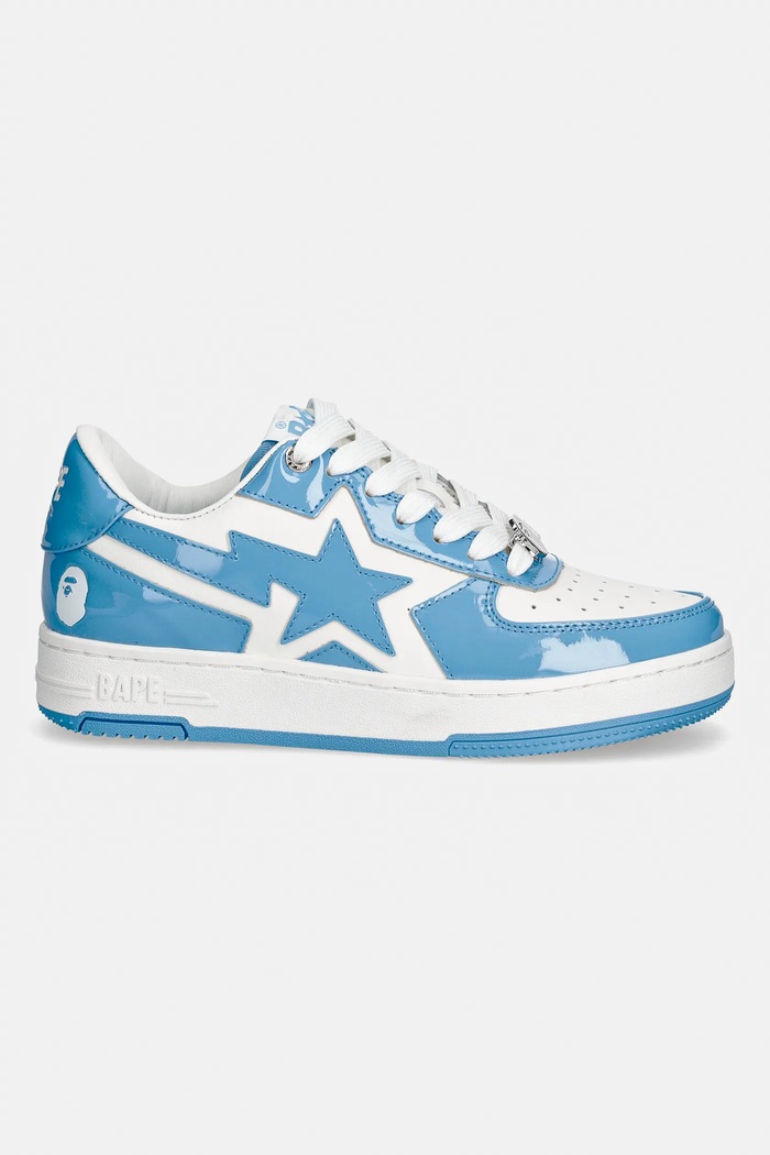 A Bathing Ape sneakersy skórzane BAPE STA ICON #1 001FWL802305L niebieski AW25