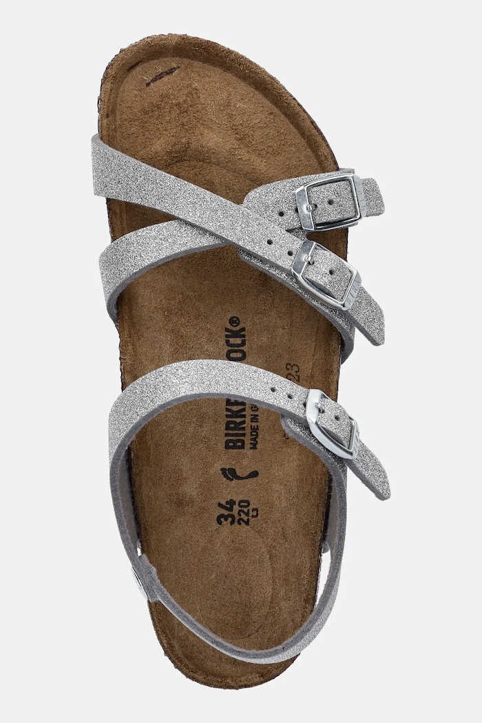 Dětské sandály Birkenstock Kumba stříbrná 1030536.24.35