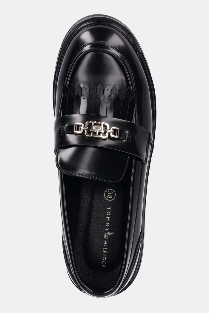 Παιδικά μοκασίνια Tommy Hilfiger μαύρο T3A4.34011