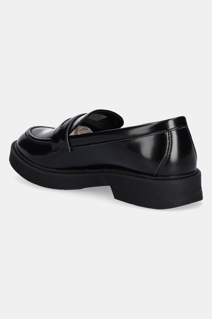 Dziewczynka Calvin Klein Jeans mokasyny dziecięce V3X4.83181 czarny