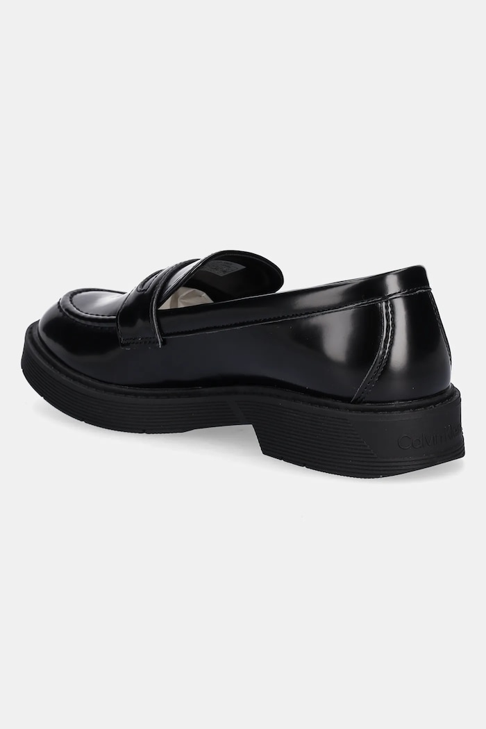 Dziewczynka Calvin Klein Jeans mokasyny dziecięce V3X4.83181 czarny